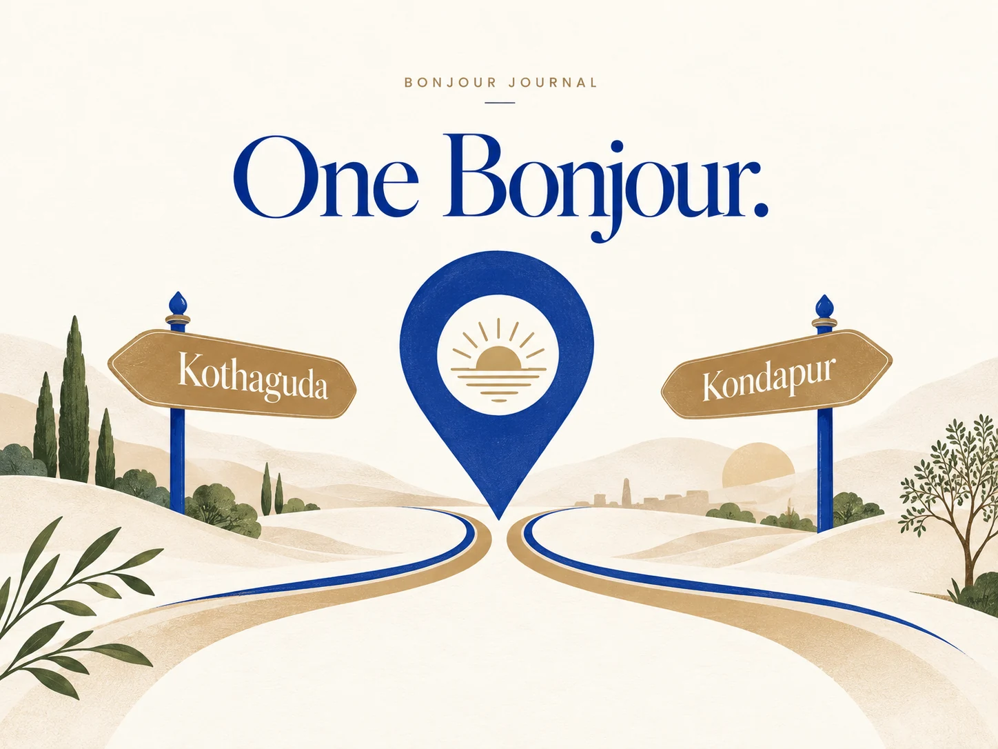 Illustrated cover: Kothaguda X Road or Kondapur? Where Exactly Is Bonjour Wellness Spa?