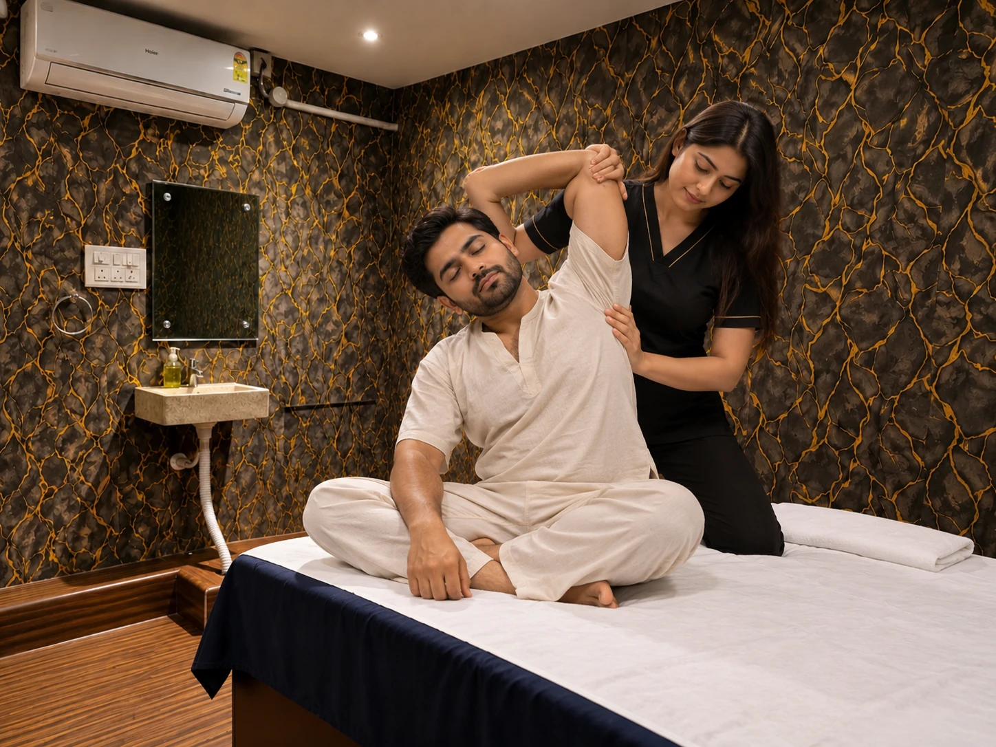 Thai Massage illustration